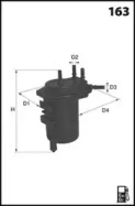 LUCAS FILTERS lfdf114 -  Топливный фильтр